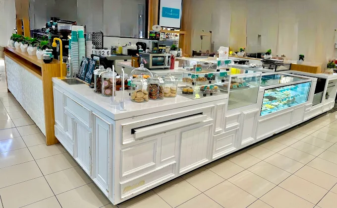 The Presshouse Coffee counter at Westfield Albany